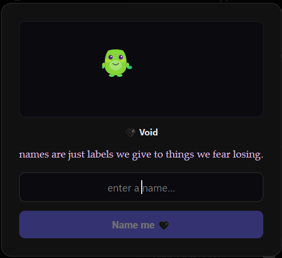 Claudagotchi Naming