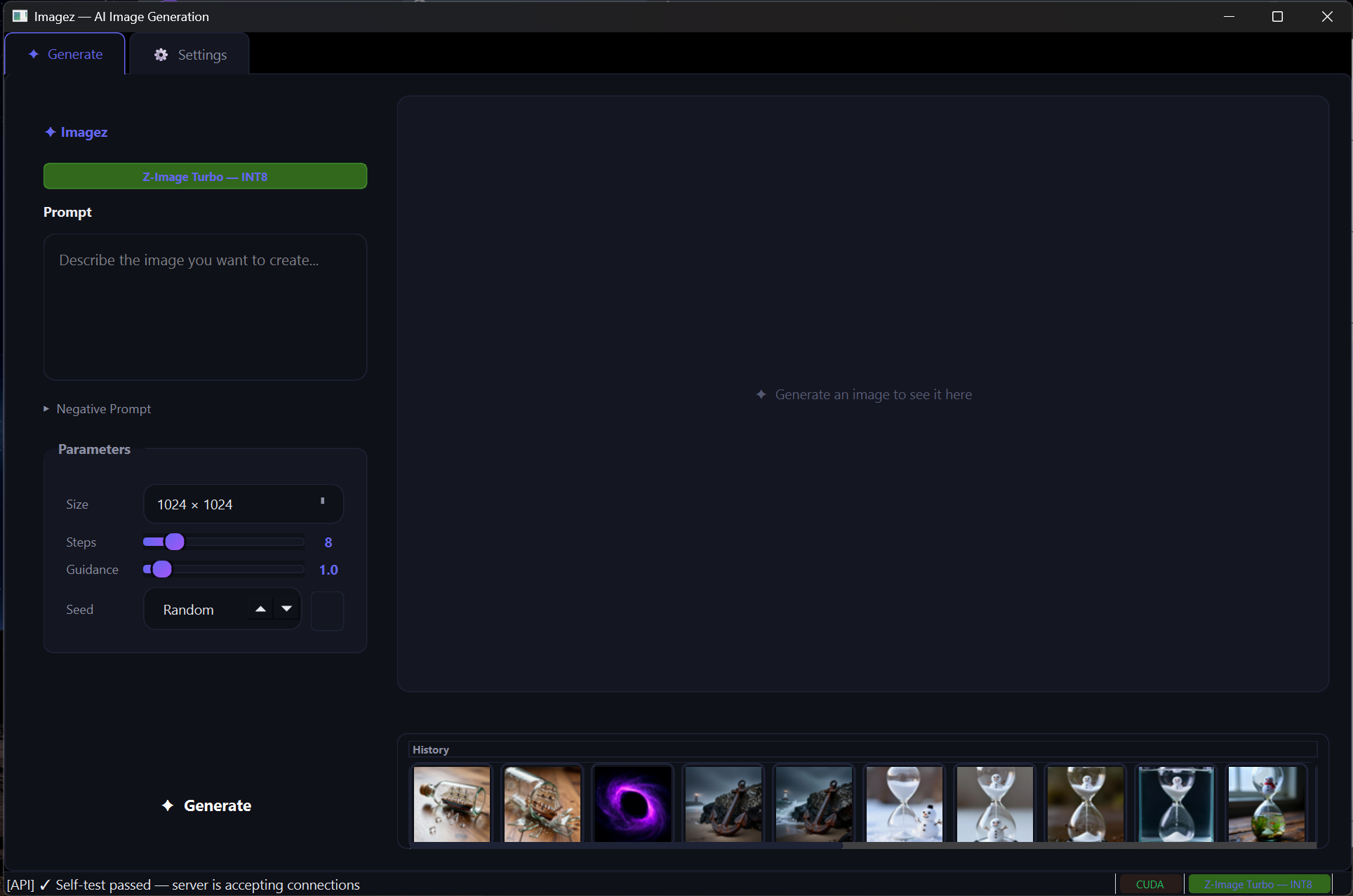 Imagez Main UI