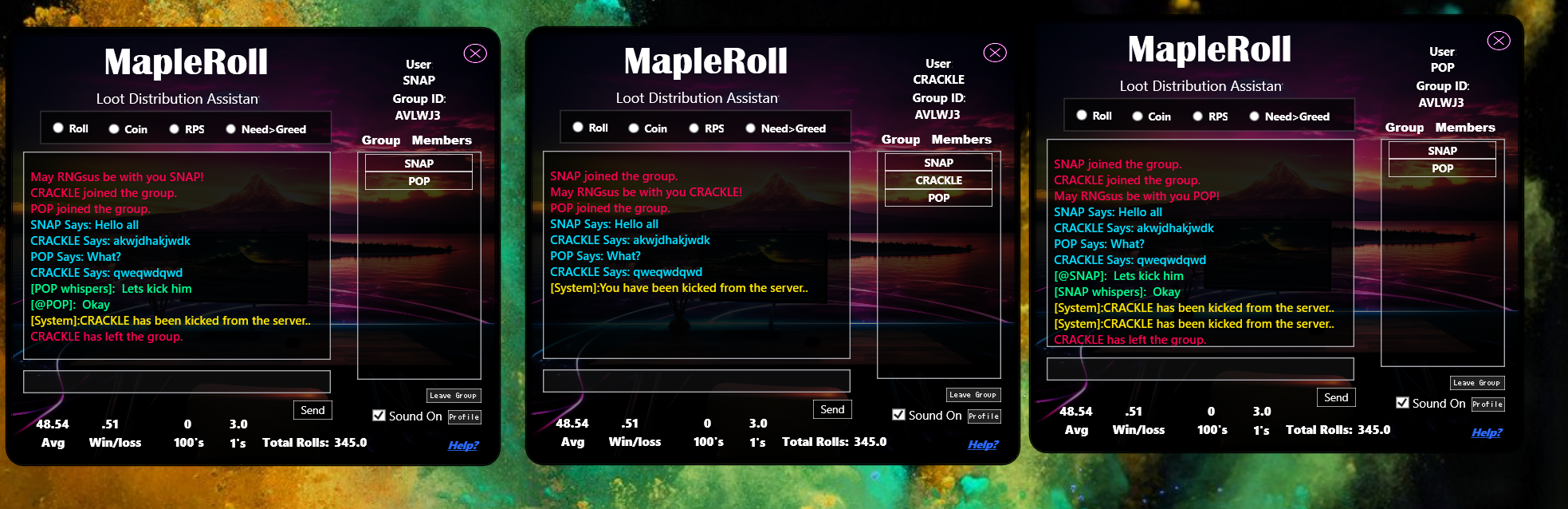 MapleRoll Overview