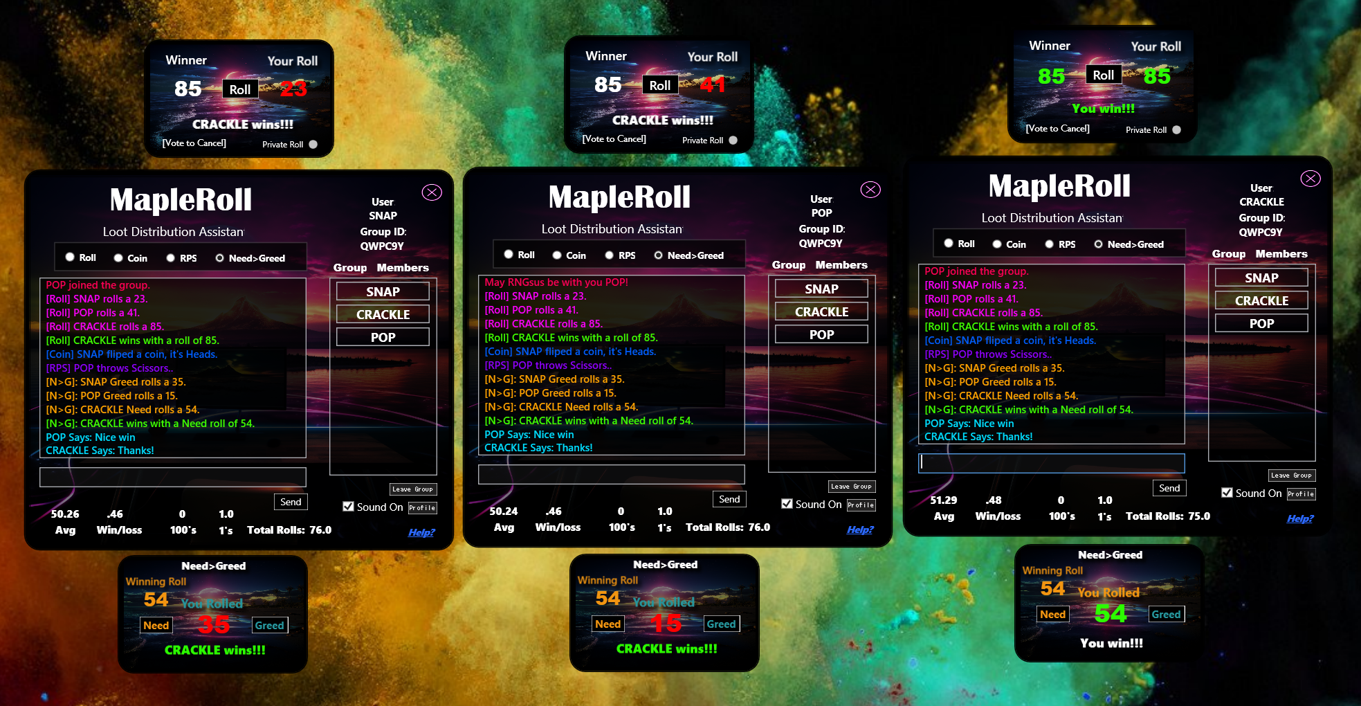 MapleRoll Overview