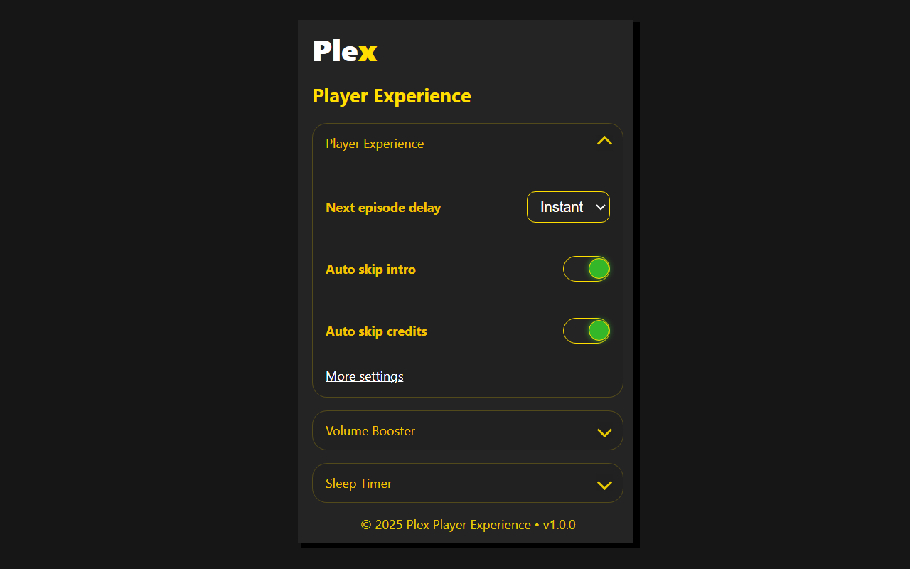 Player Experience UI