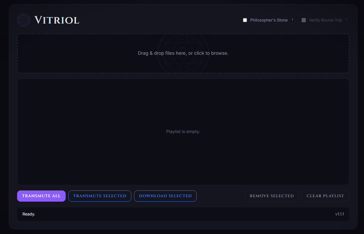 Vitriol Main App